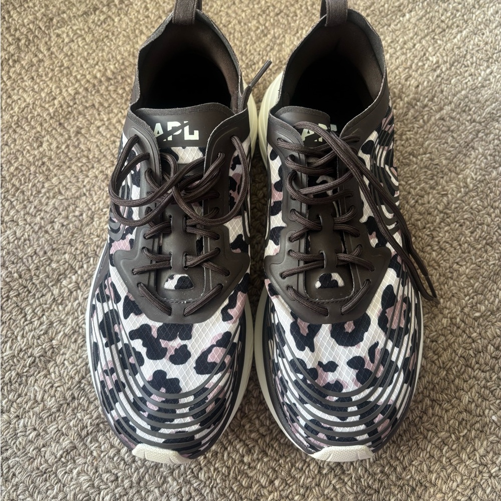 APL Women's TechLoom Leopard Print Running Sneakers